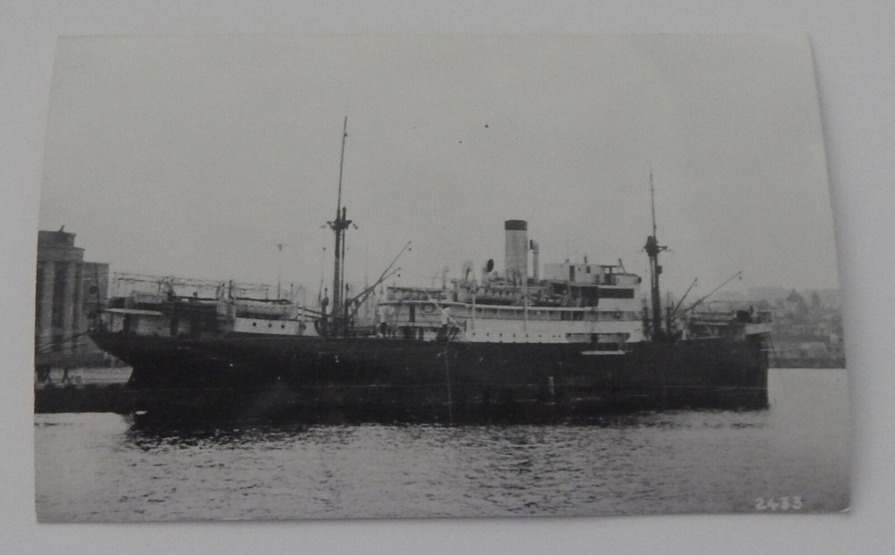 Steamship Steamer DIANA real photo postcard RPPC