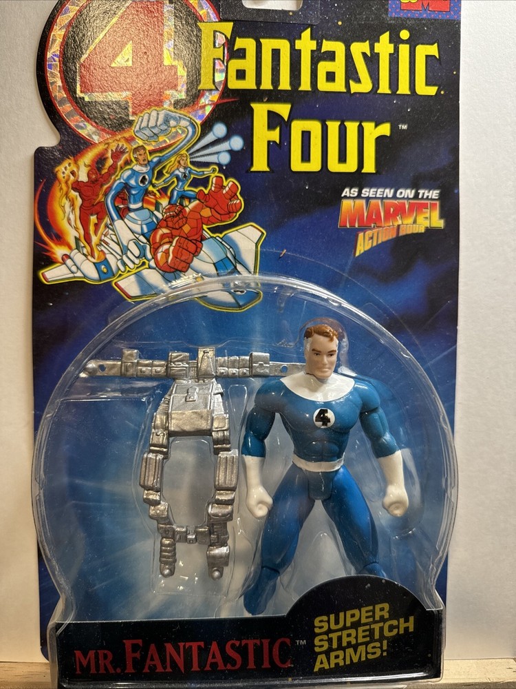 Vintage 1994 TOY BIZ Fantastic Four MR. FANTASTIC Action Figure MARVEL
