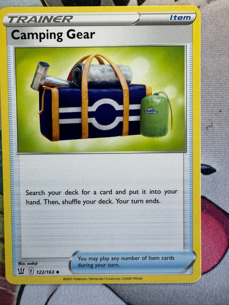 Camping Gear Non Holo English Pokemon TCG BKJ290