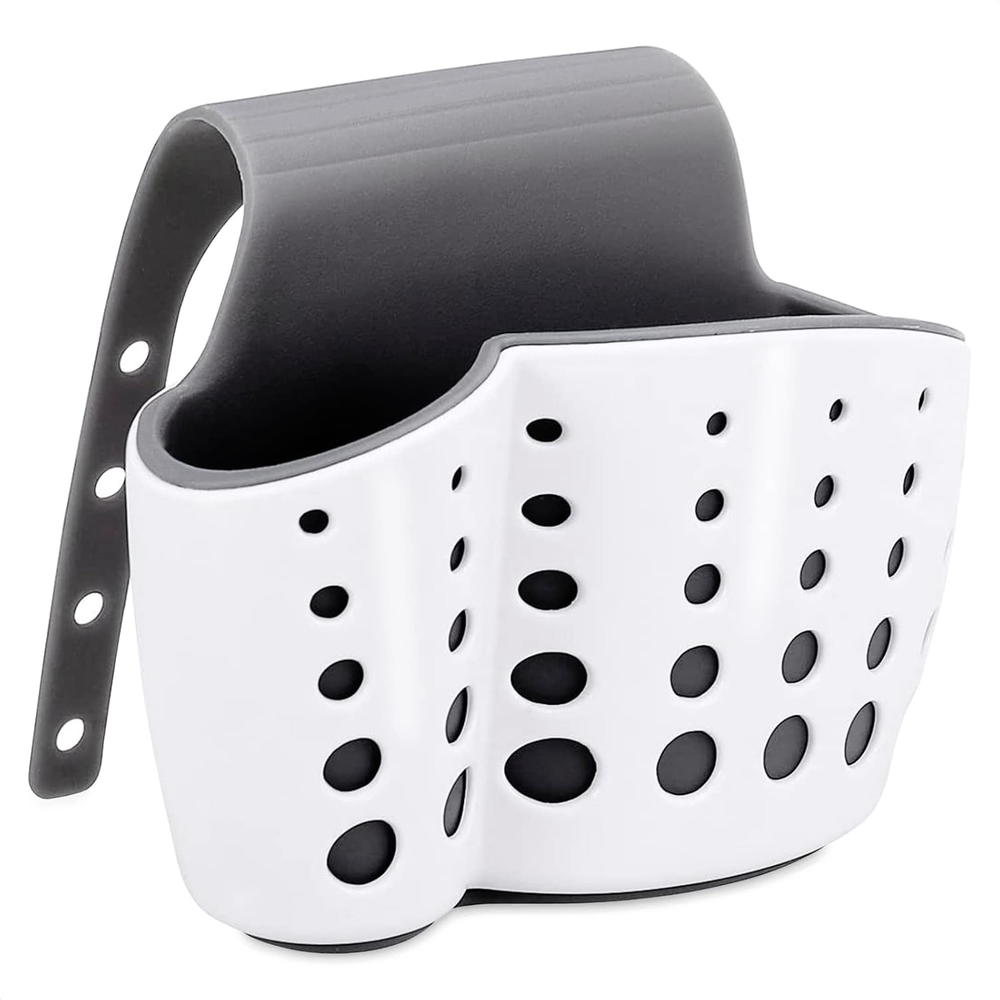 Silicone Over-the-Faucet Sink Sponge Holder for Kitchen Organizing