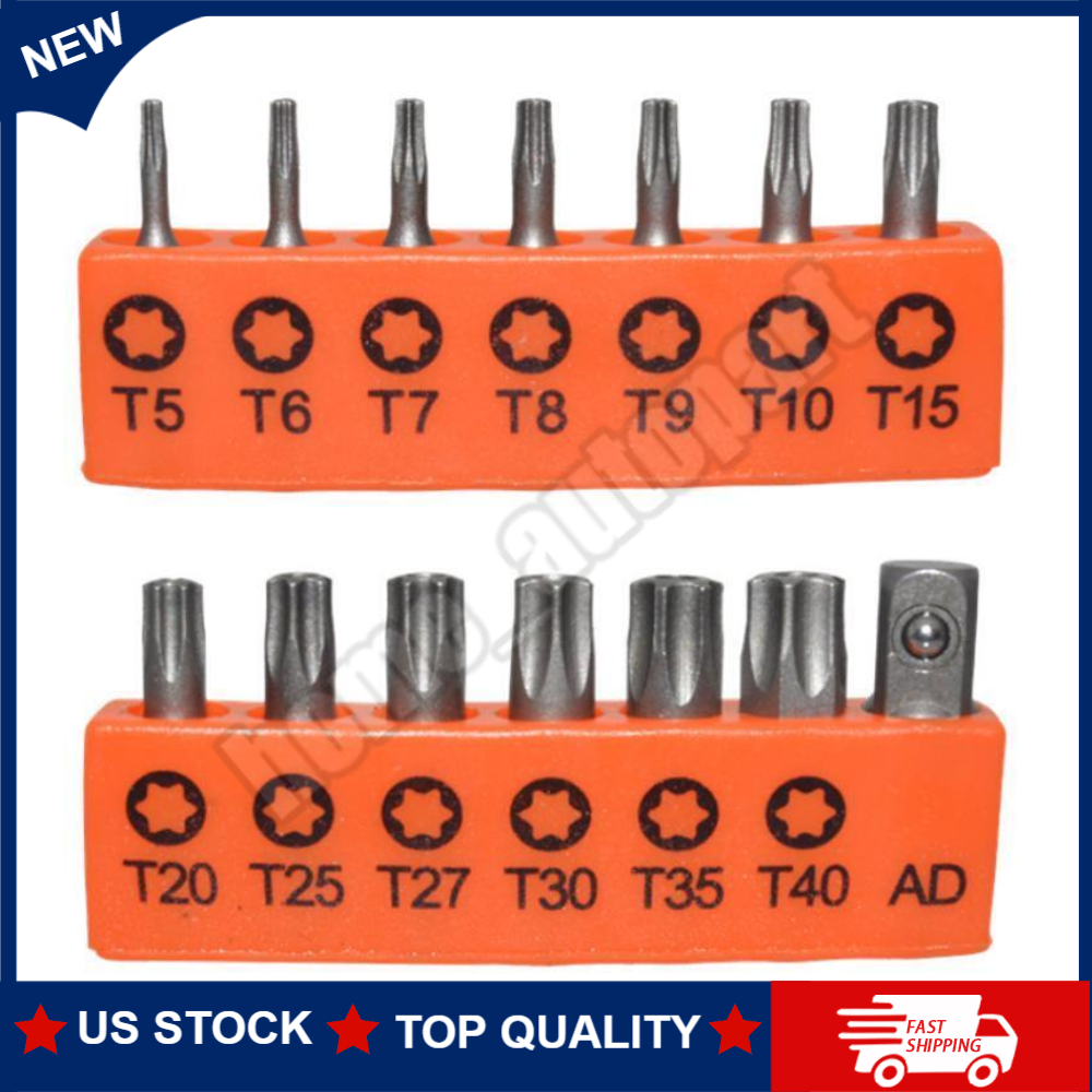 Hex Star Spanner 14pc Torx Tri-Wing Tamper Proof Security Screwdriver Set