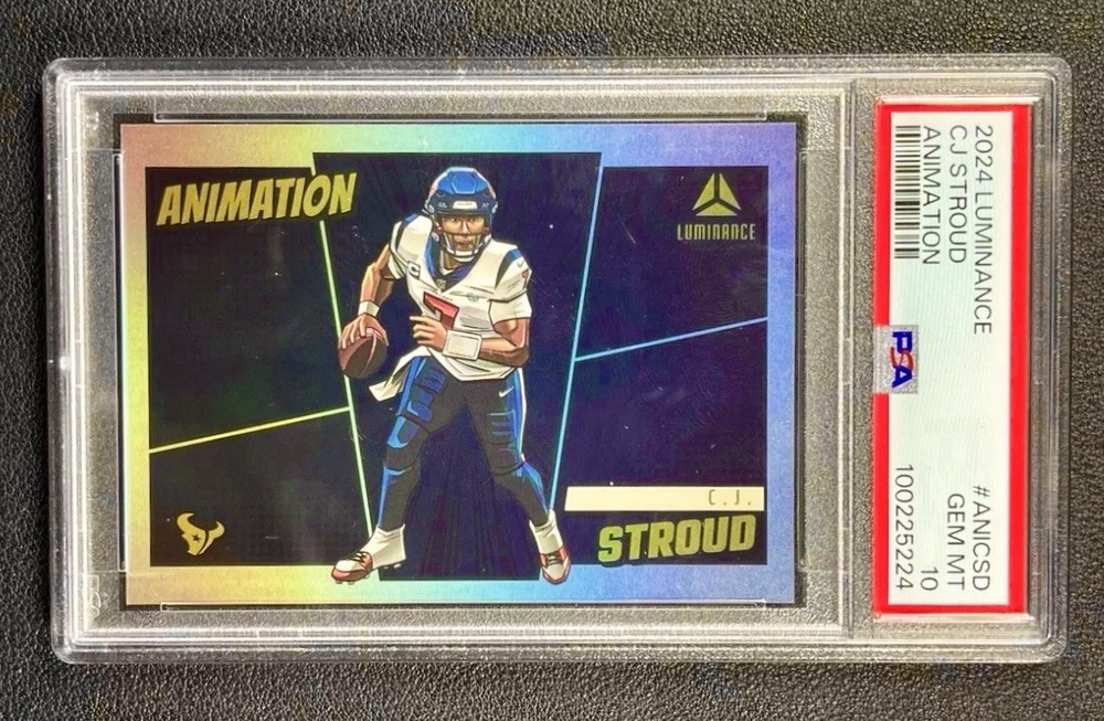 CJ Stroud 2024 Luminance SSP PSA 10 GEM MT Houston Texans Rookie Card