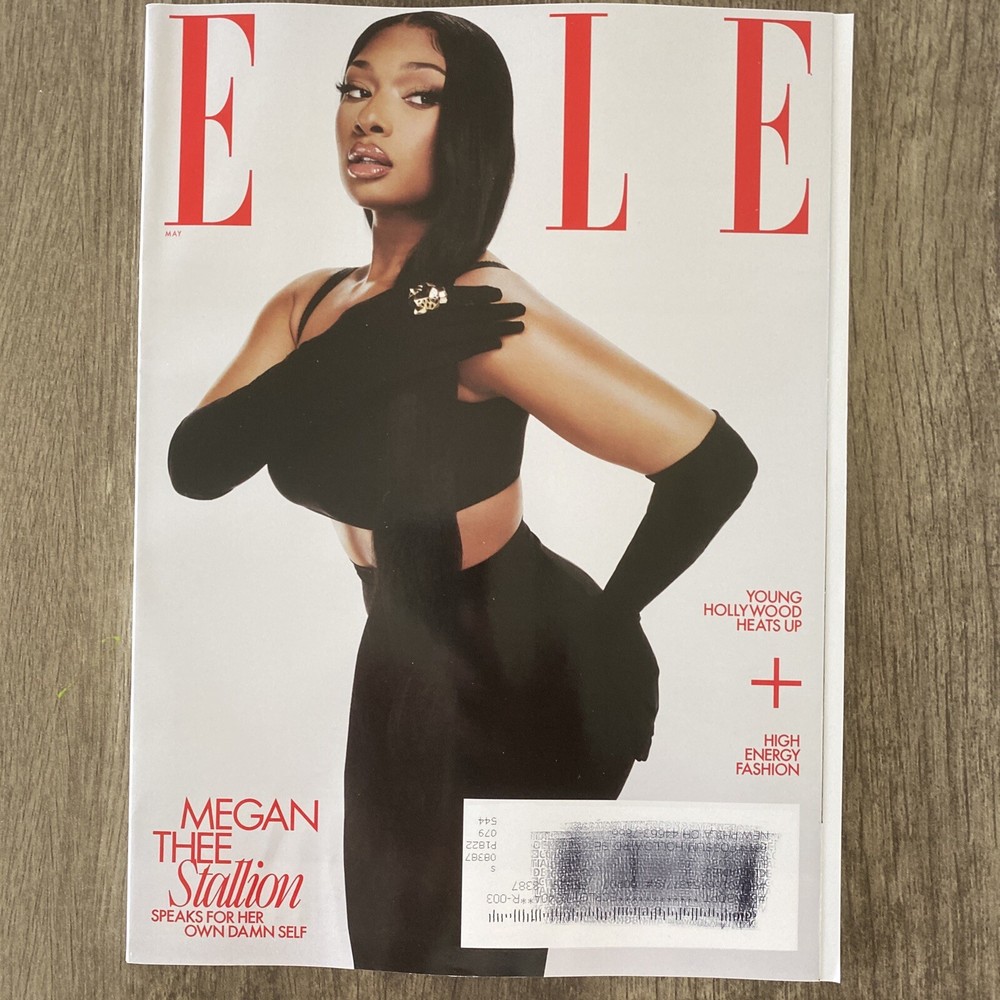 Elle Magazine May 2023 Megan Thee Stallion High Energy Fashion Young Hollywood