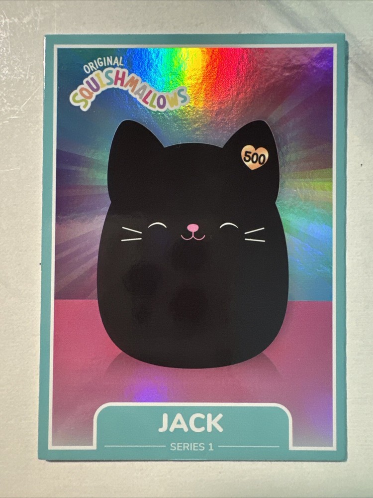 Squishmallows Series 1 Foil Trading Card Jack #50