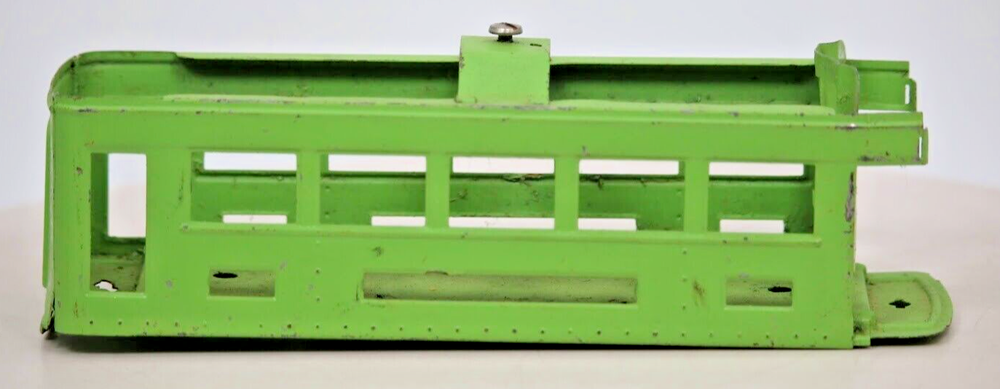 Lionel Prewar O Gauge 1:48 Lime Green Pullman Observation Body Shell