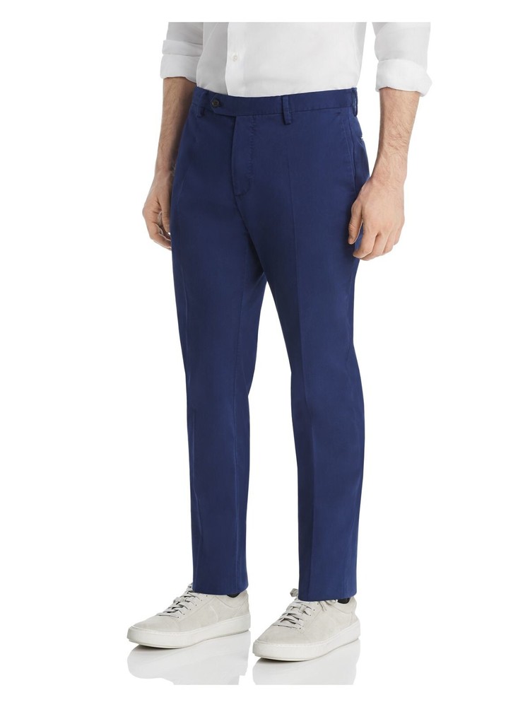 Dylan Gray Mens Navy Classic Fit Chino Pants Size 30 Waist  