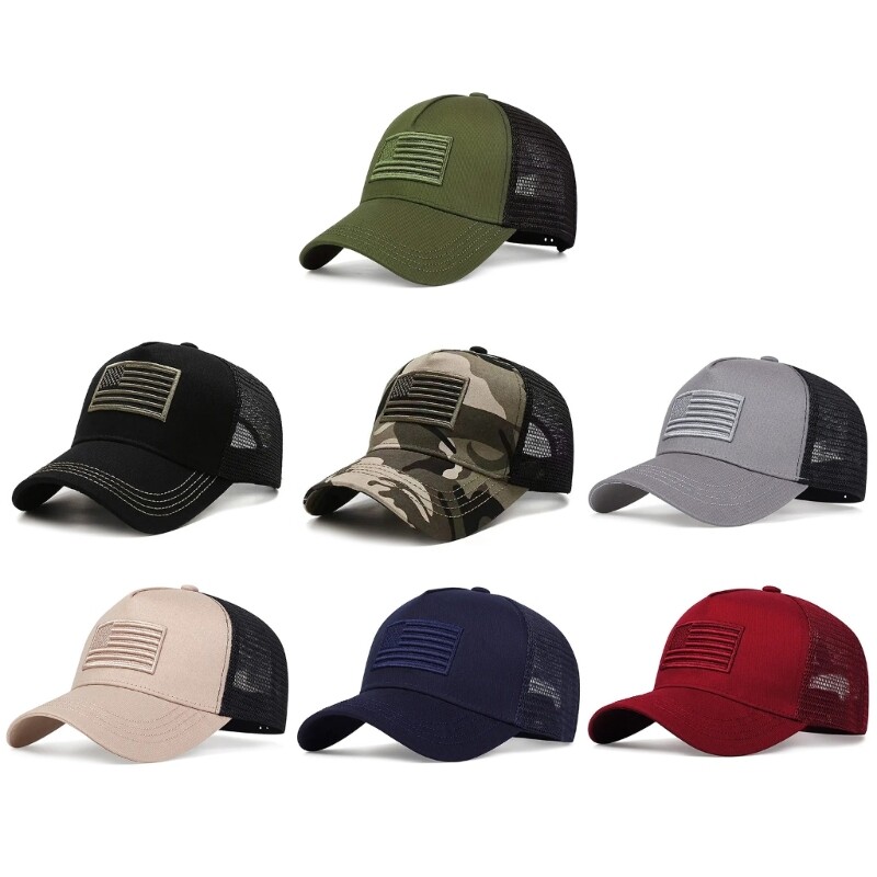 Hiphop Baseball Caps Breathable Mesh Hat Teens Outdoor Cycling Camping Hat