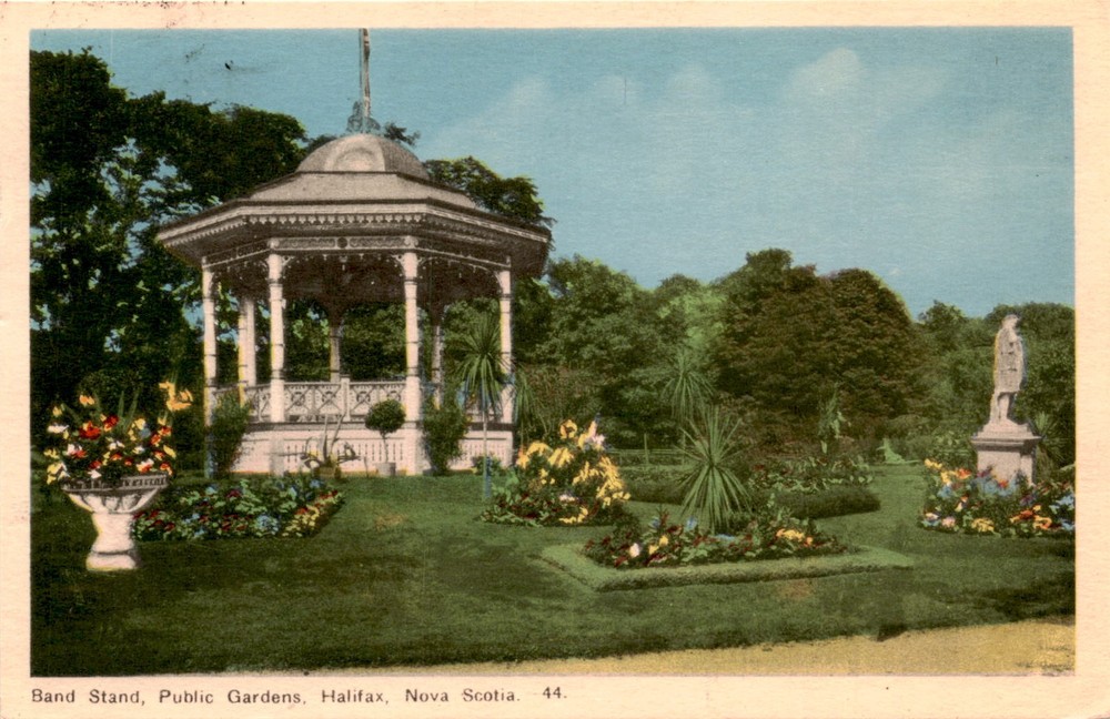Band Stand, Public Gardens, Halifax, Nova Scotia, Canada, The Postcard