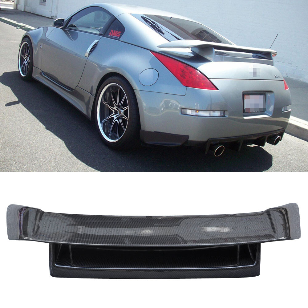 Carbon Fiber Rear Spoilers Trunk Wings NISMO Style For Nissan 350Z Z33 2002-2008