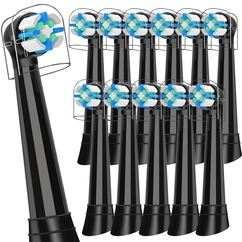 12 Pack IO Replacement Heads Compatible with Oral B IO 2/3/4/5/6/7/8/9/10/Dee...