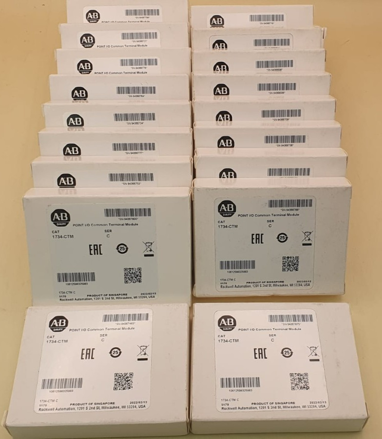 20 Pcs New  AB 1734-CTM Point I/O Common Terminal Module ** LOT OF 20 UNITS