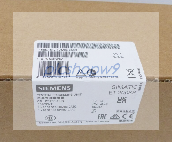 6ES7512-1DM03-0AB0 NEW SIEMENS S7-1200 Communication Board 6ES7512-1DM03-0AB0