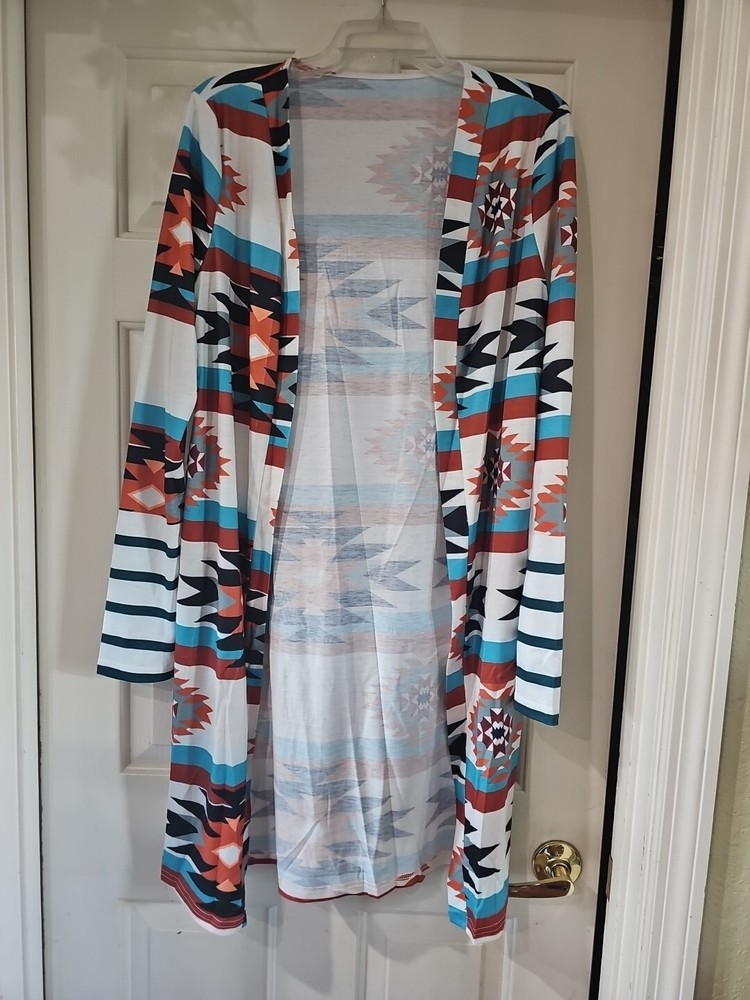 Lightweight Open-Front Long Throw Over Jacket for Cozy Evenings