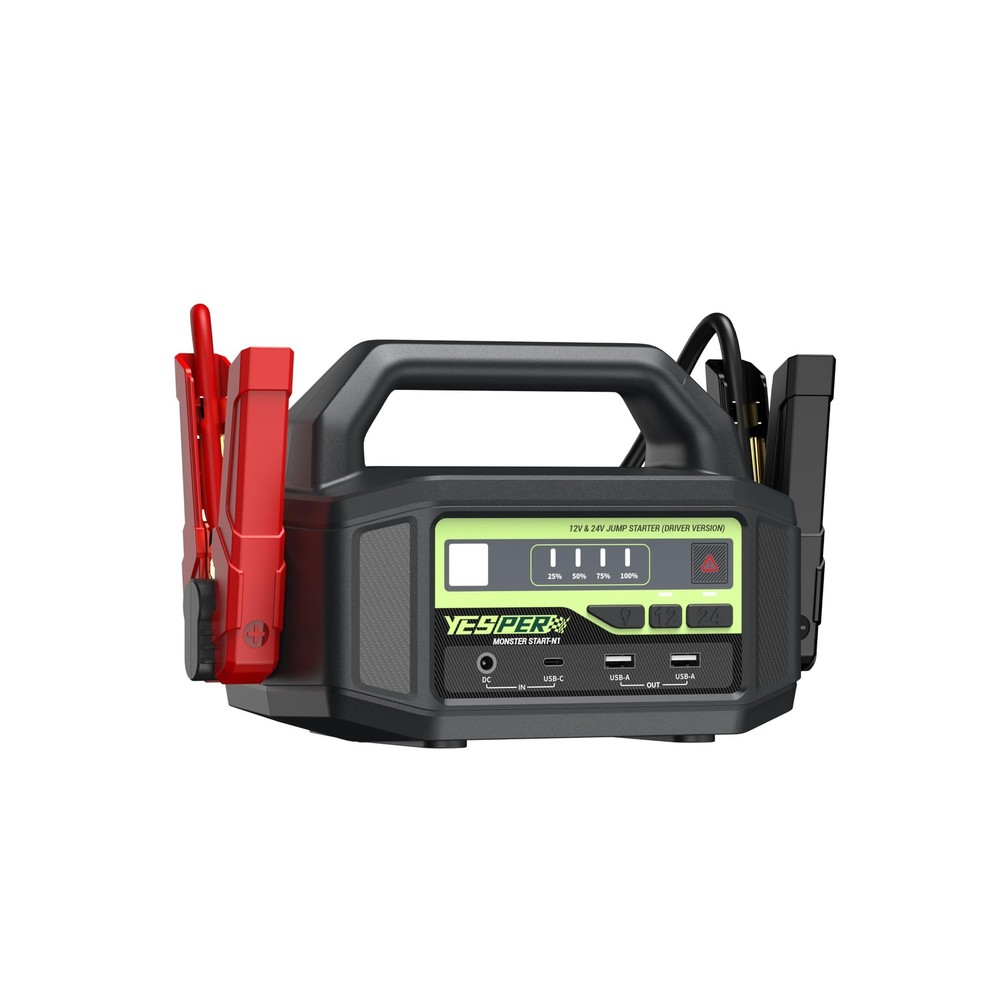 YESPER 12V/24V Car Jump Starter, 6000A Peak 5.1 lbs Portable Jump Starter Bat...