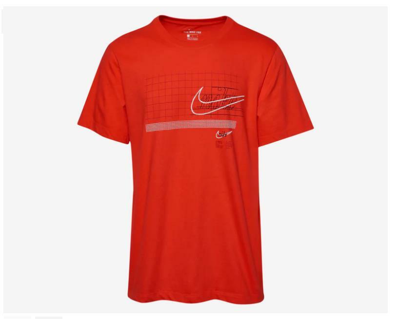Nike Story Of The Swoosh 2 T-Shirt Habanero Red Men's Large XL 2XL BNWT