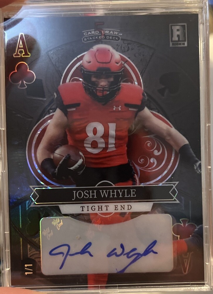 1/1 AUTO Josh Whyle Ace Of Clubs 5 Card Draw
