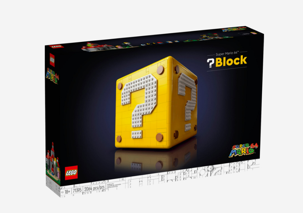 NEW LEGO Super Mario 71395 : Question Mark Block 2064 Piece No Tariffs In US