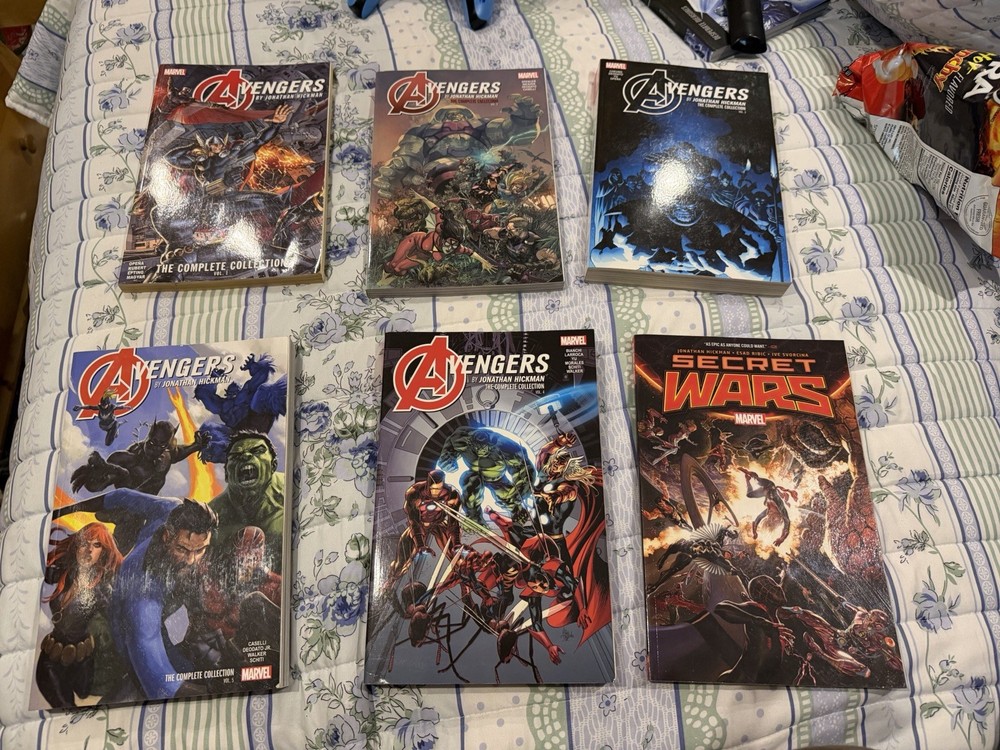 Marvel Avengers Complete Collection & Secret Wars by Jonathan Hickman TPB Set