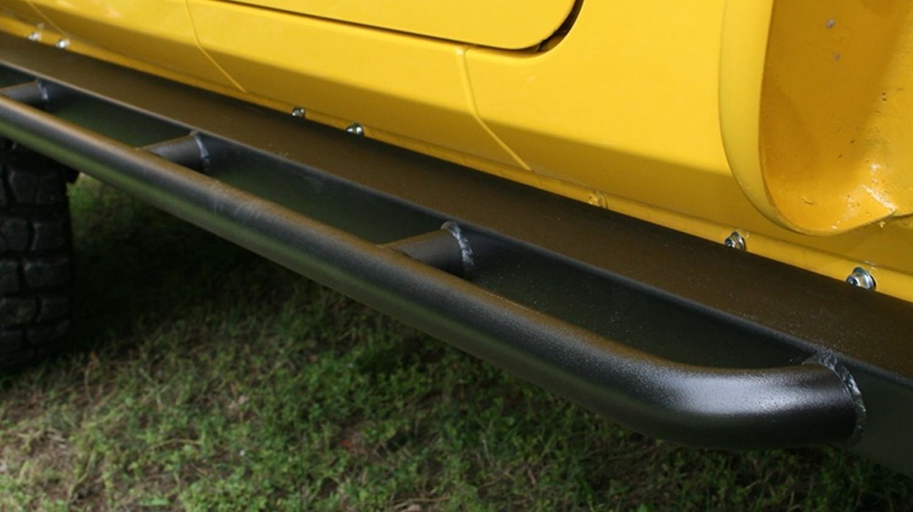Body Armor 4x4 TJ-4121 Rockcrawler Side Steps 1997-2006 Jeep Wrangler TJ 2x3 In.