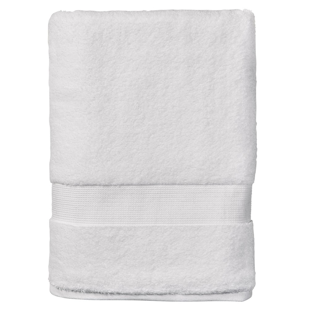 Soft White Solid Bath Towel - Ultra Absorbent & Plush