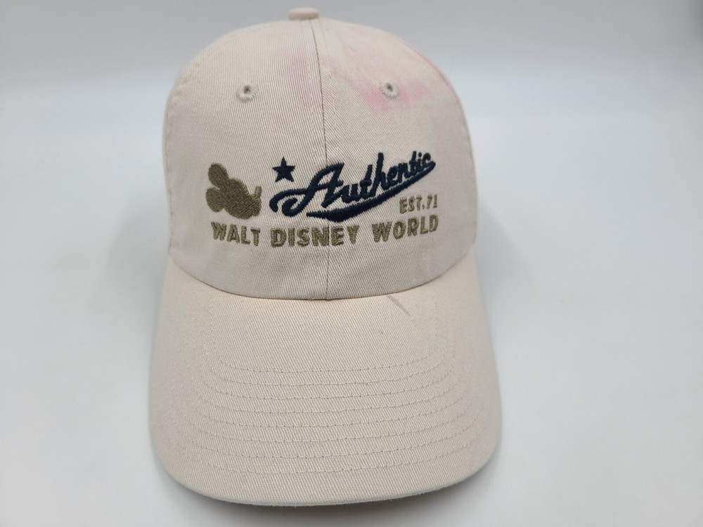 Disney World Authentic Mickey Mouse Distressed Adjustable Strapback Cap