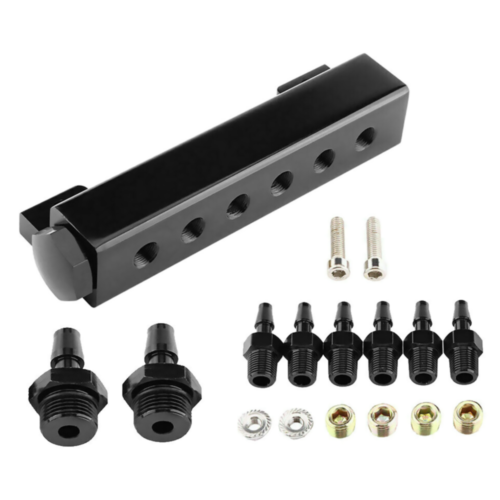 Lightweight Turbo Vacuum Manifold Kit for Wastegate Boost Block Intake