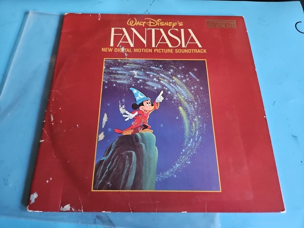Walt Disney's Fantasia 1982 VG 2LP Promo Soundtrack Classical Buena Vista 104
