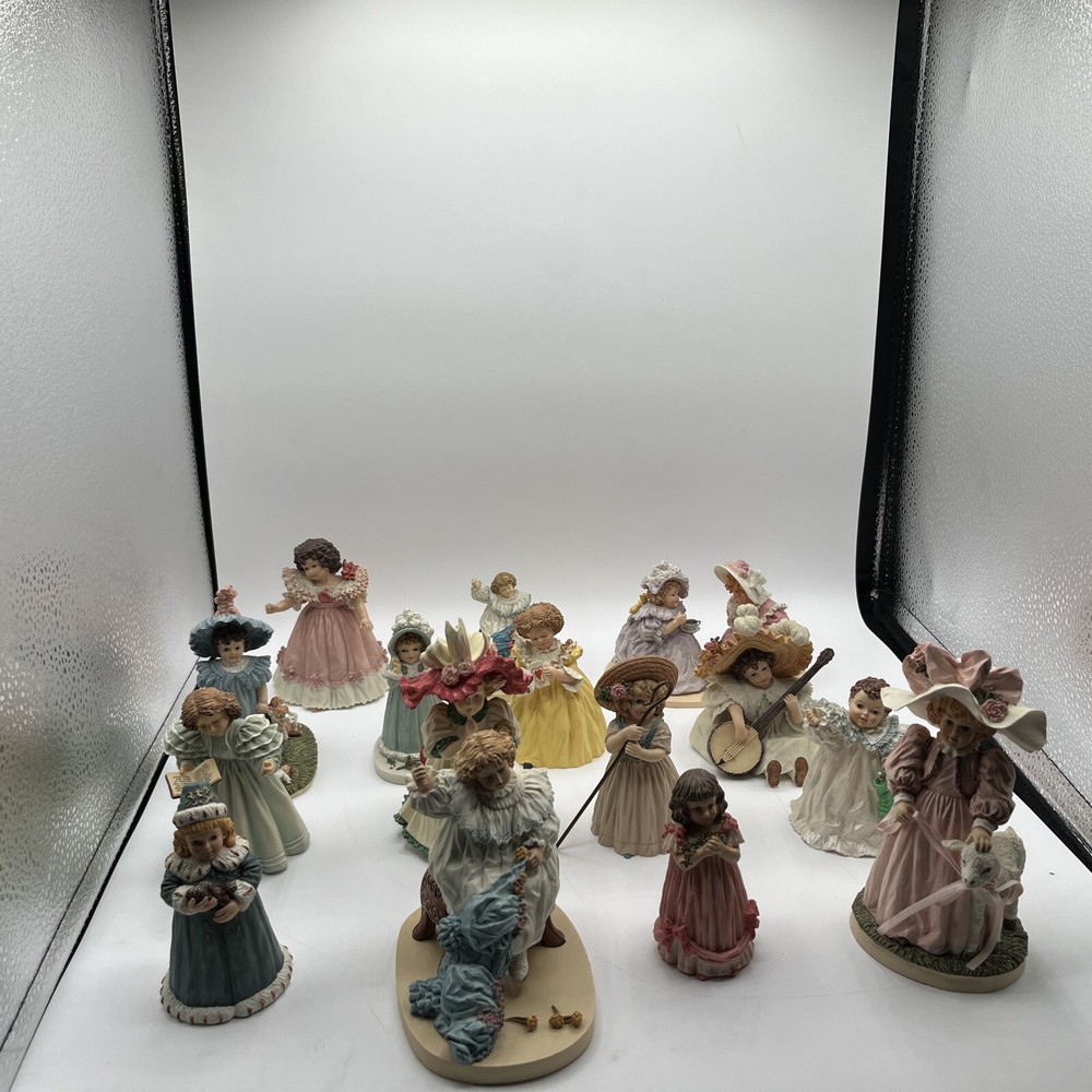 Maud Humphrey Bogart 15 Piece Figurine Lot all numbered, very nice condition.