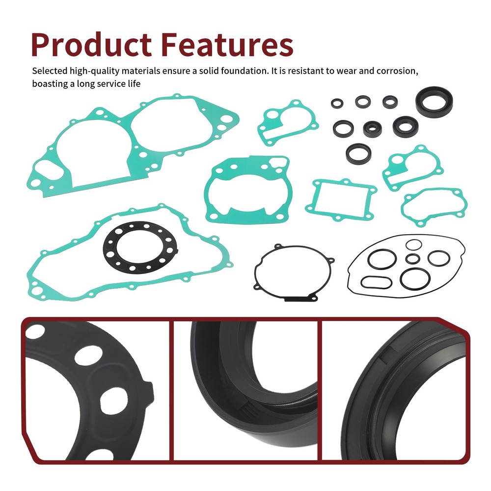 92-01 For Honda CR250R CR 250 R Complete Engine Gasket Set Kit Top & Bottom End