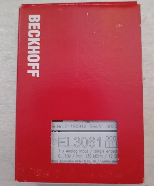 New In Box Beckhoff EL3061 PLC Module EL3061 EL3061 Free shipping