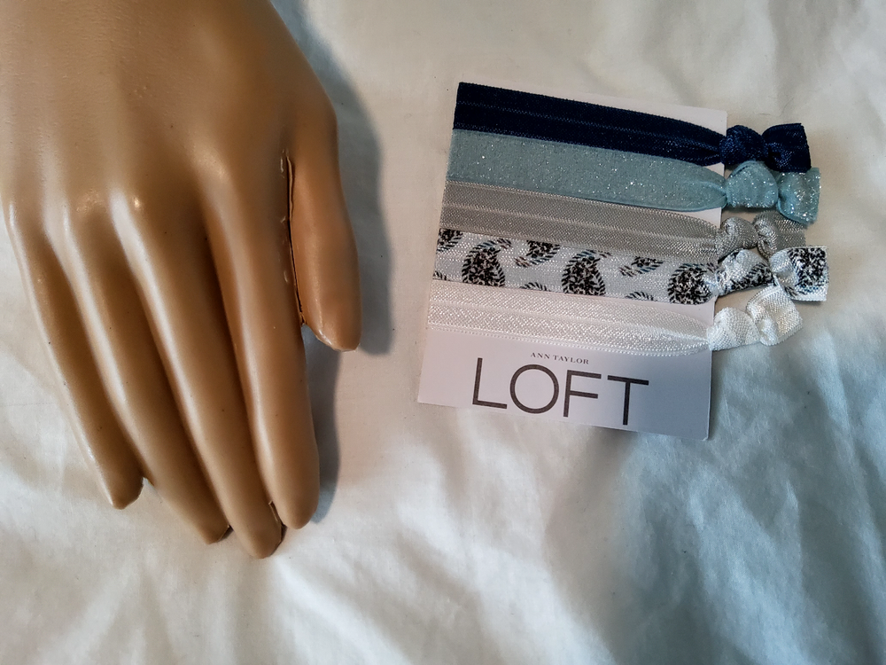 5-Pack Blue Hair Ties by Ann Taylor