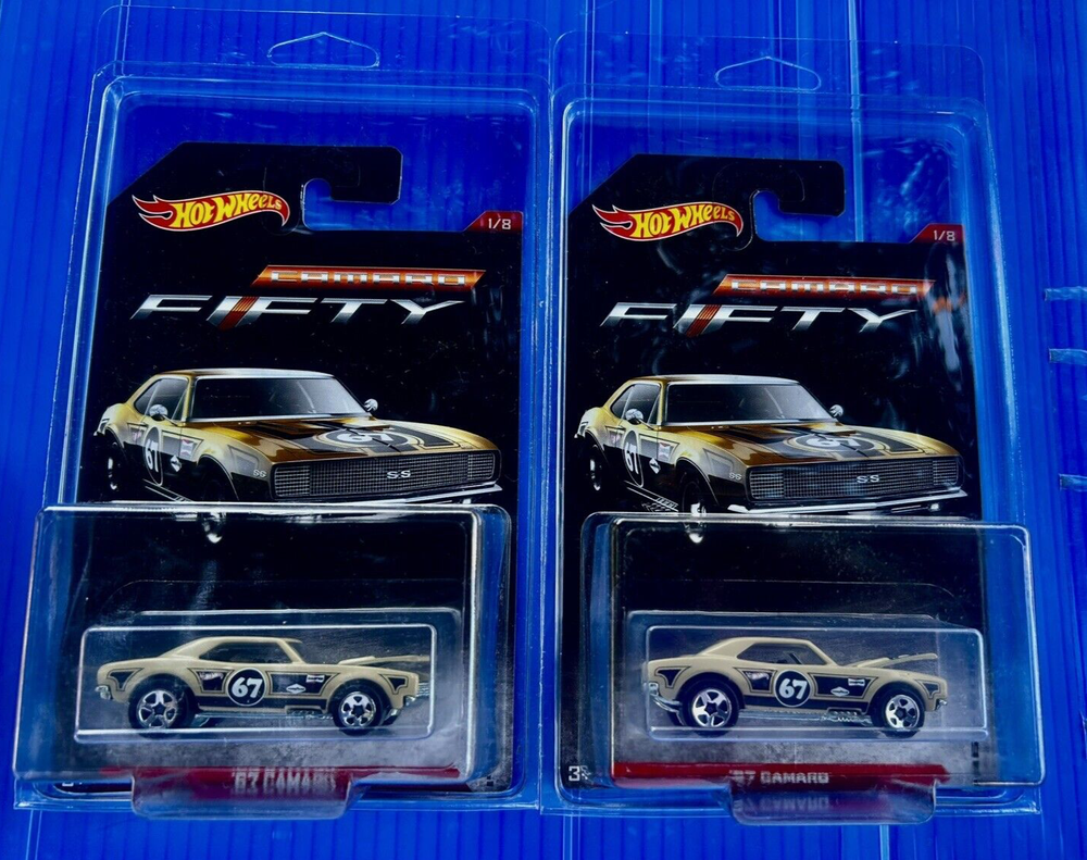 2017 Hot Wheels '67 Camaro Five Spoke   ( Set Of 2) Rare