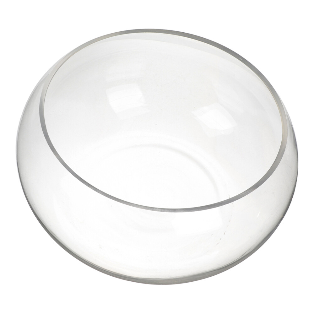 Mini Landscape Fish Tank for Office Desk - Clear Glass Bowl Terrarium