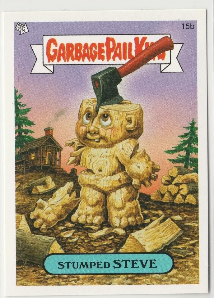 Stumped Steve Garbage Pail Kids GPK 2007 ANS6 All-New Series 6 Card