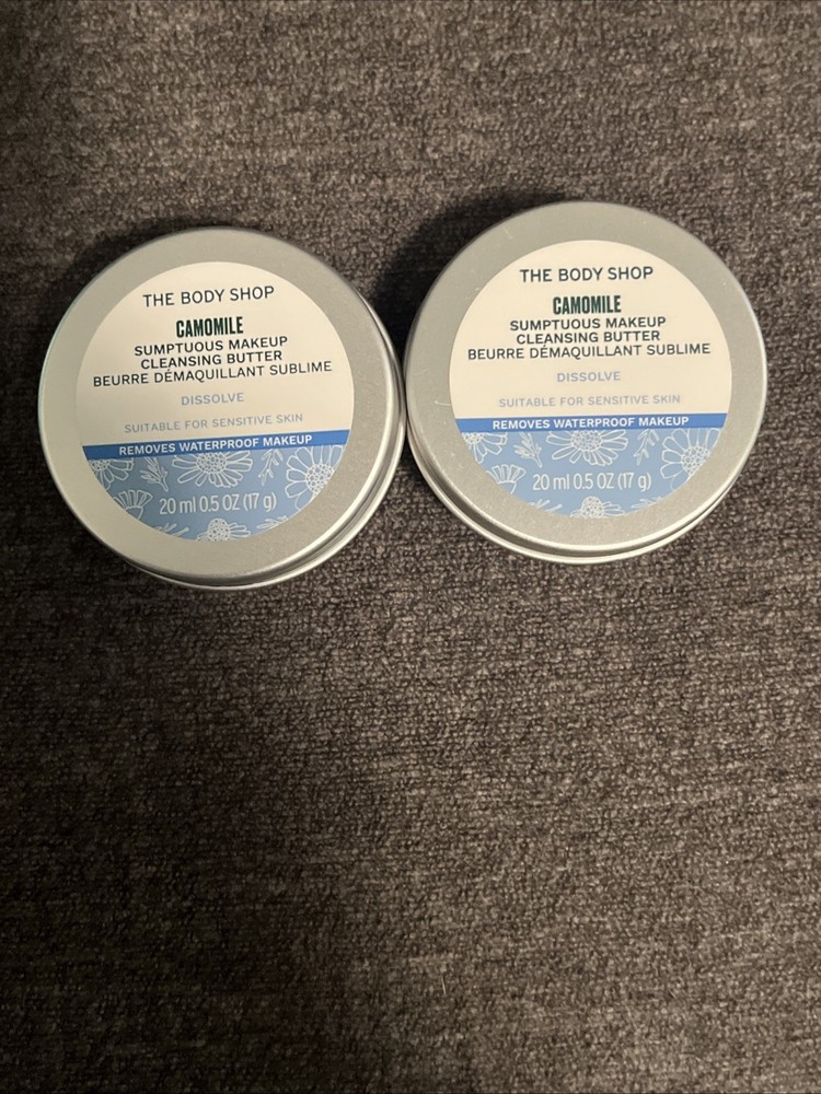 The Body Shop Camomile Cleansing Butter 0.5oz Twin Pack