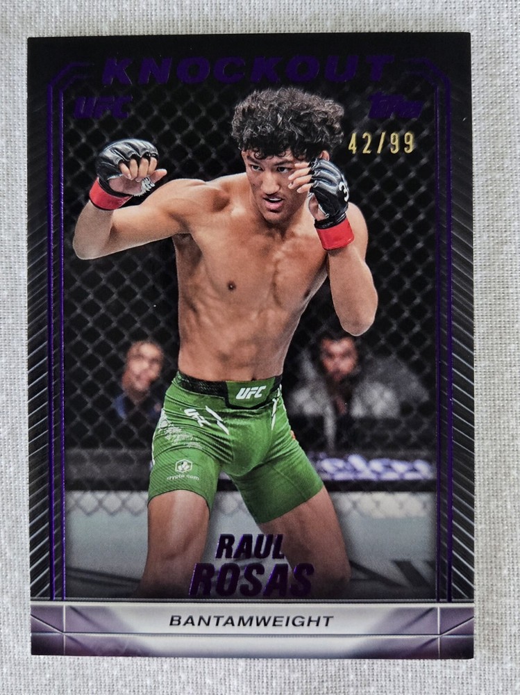 Raul Rosas Purple 42/99 2024 Topps Knockout UFC