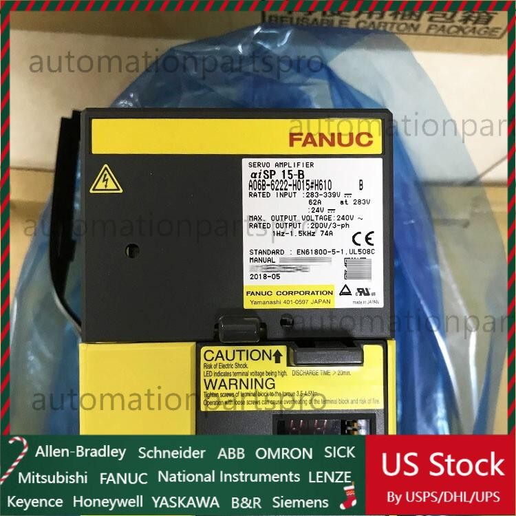 1PC Fanuc A06B-6222-H015#H610 Servo Amplifier New One Expedited Shipping