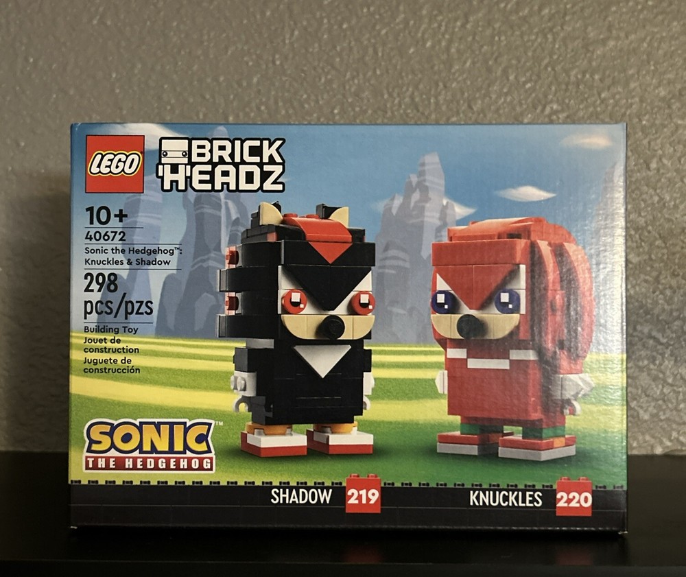 LEGO BRICKHEADZ: Sonic the Hedgehog: Knuckles & Shadow (40672)