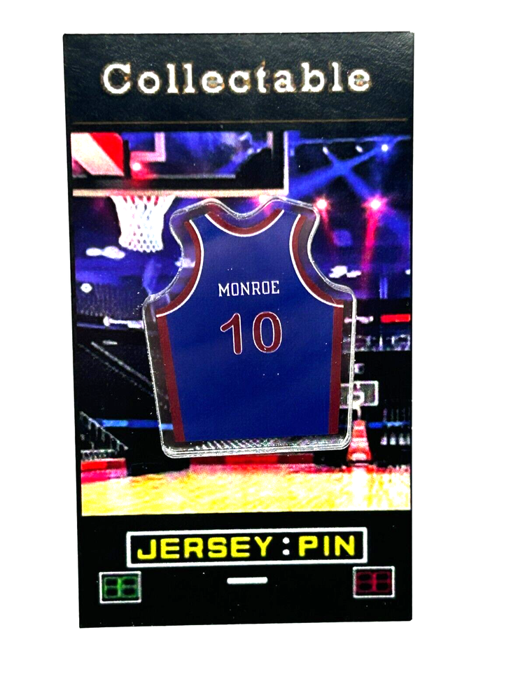 Detroit Pistons Greg Monroe jersey lapel pin collectible free shipping