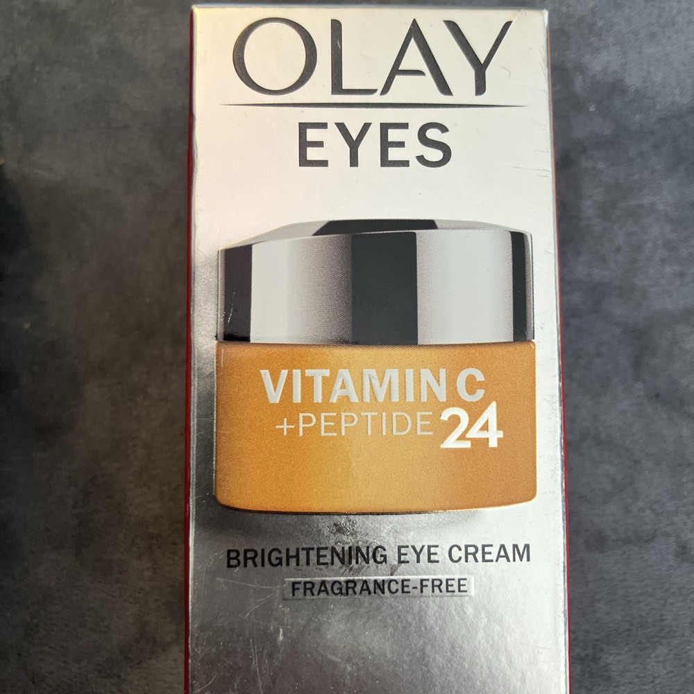 Olay Vitamin C + Peptide 24 Fragrance-Free Eye Cream 0.5 oz