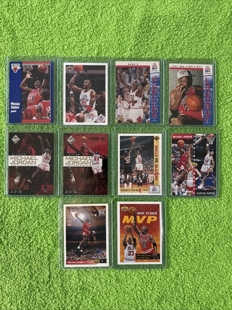 Michael Jordan 10 Card Lot