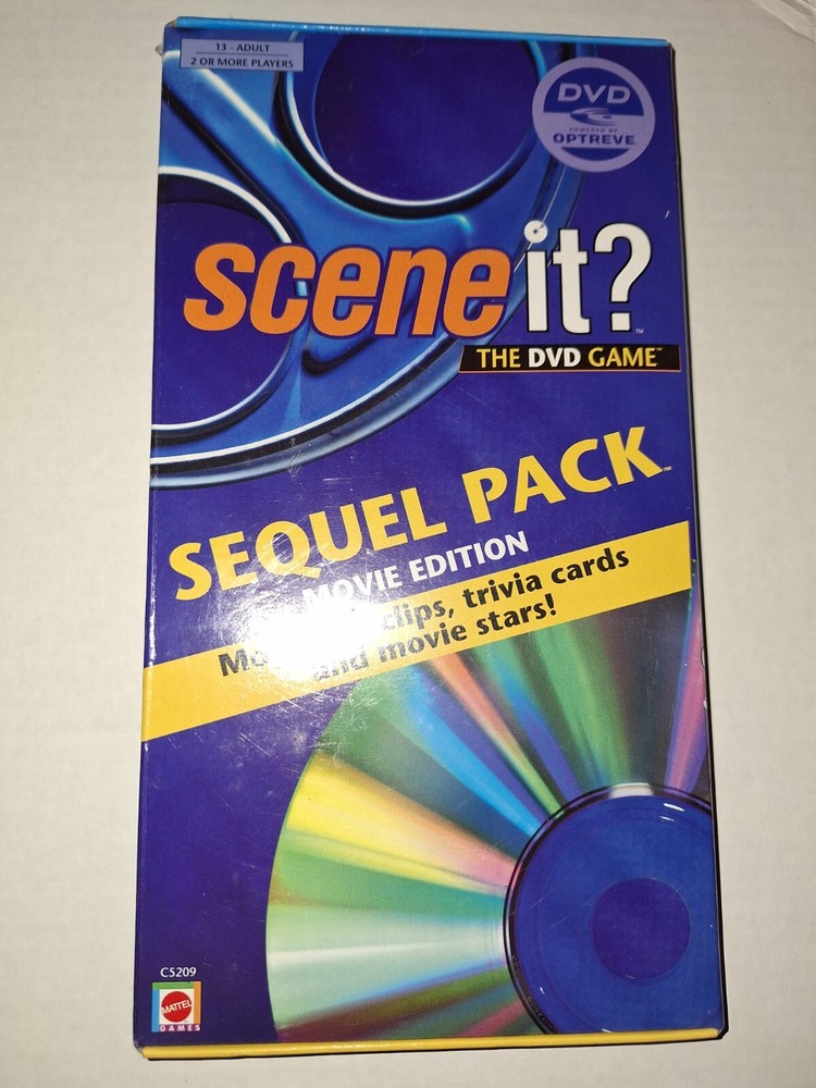 Mattel SCENE IT? The DVD Game SEQUEL PACK Movie Edition Game Expansion
