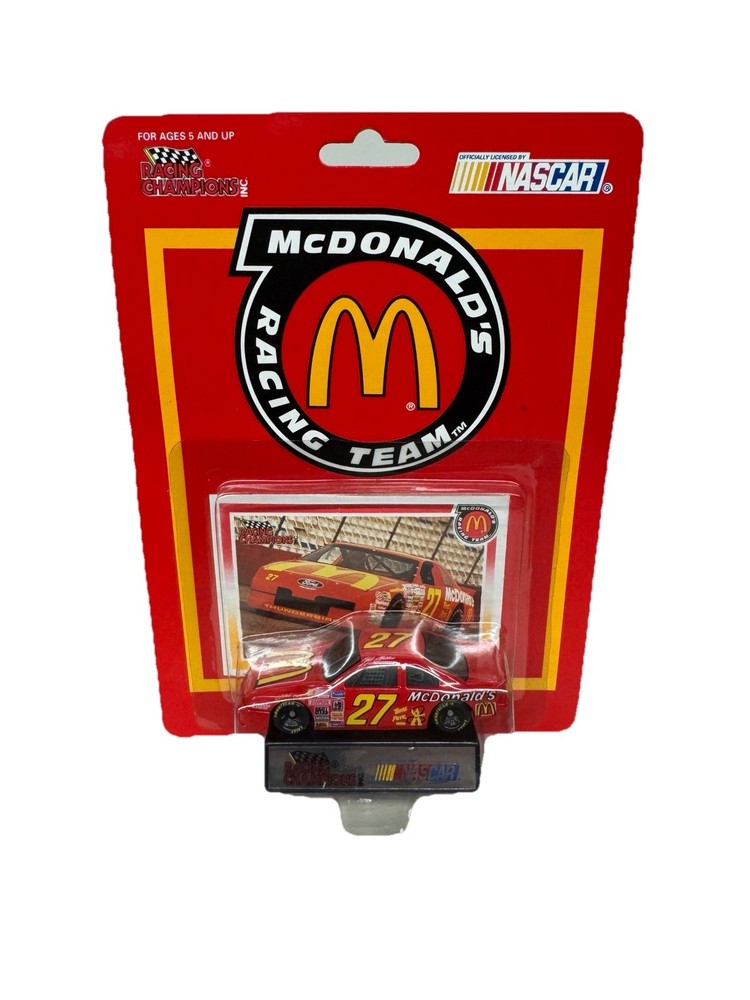 1992 NASCAR Racing Champions #27 Hut Stricklin McDonald's White Texas Pete Diecast Car