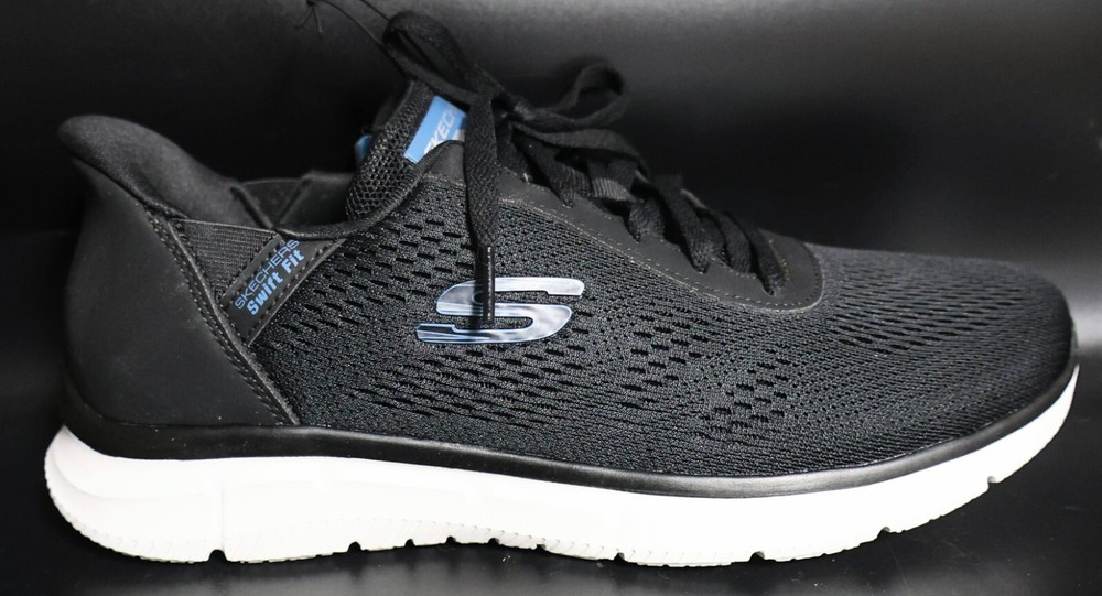 Skechers Hands Free Verse Swift Fit Men's Sneakers, Black/Blue, Size 10