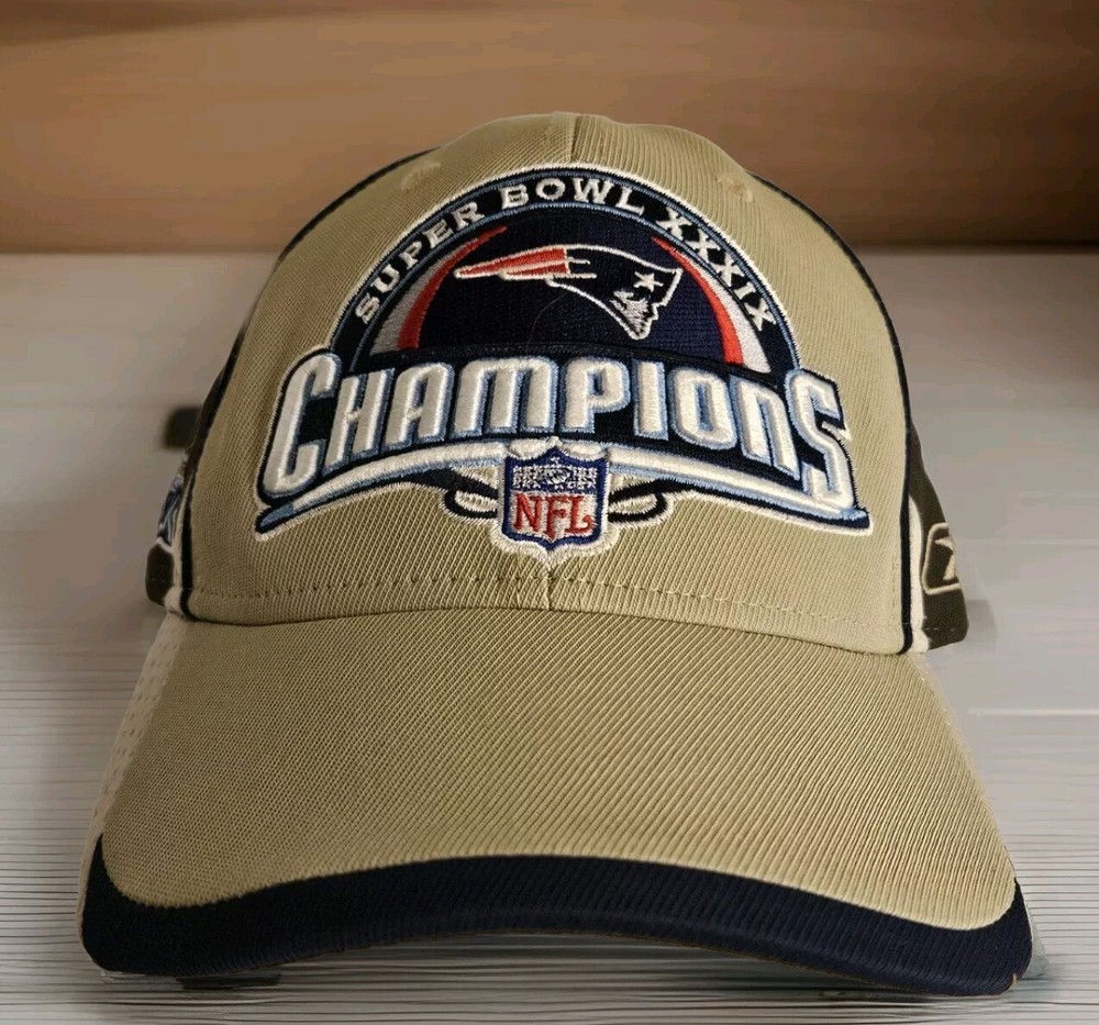 New England Patriots Super Bowl XXXIX 39 Reebok Strapback Adjustable Cap