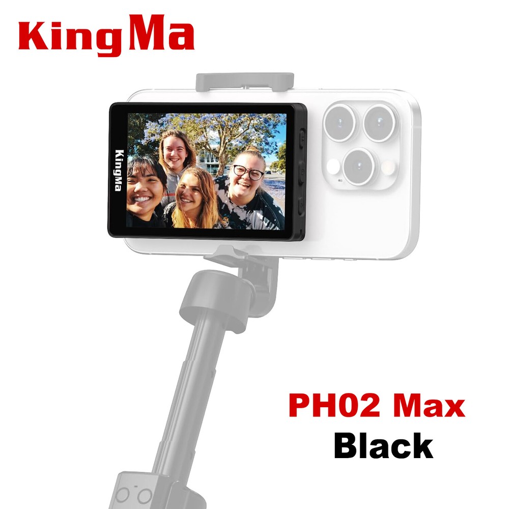 KingMa PH02 Max Magnetic Phone Vlog Selfie Monitor Screen Rear Camera 4K Screen