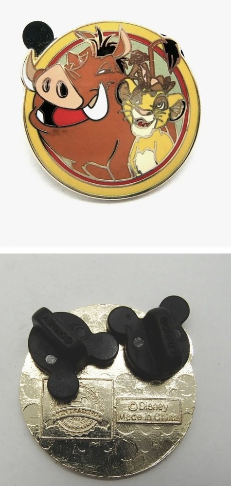Walt Disney Pin Best Friends Mystery Series - Simba & Pumbaa Lion King Rare WDW
