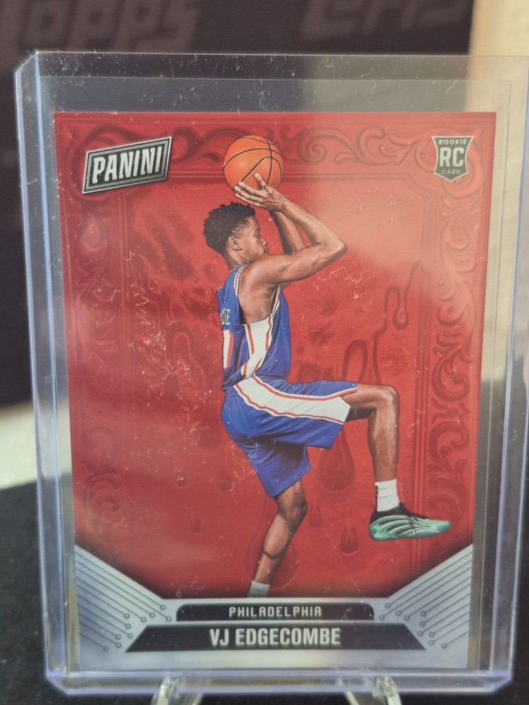 2025 Panini Cyber Monday VJ Edgecombe Philadelphia Red Drip 03/75-image