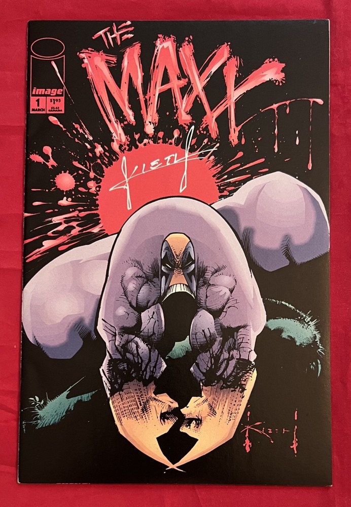 The Maxx #1 Signed By Sam Kieth NM 1st Printing 1993 Image Comics Key