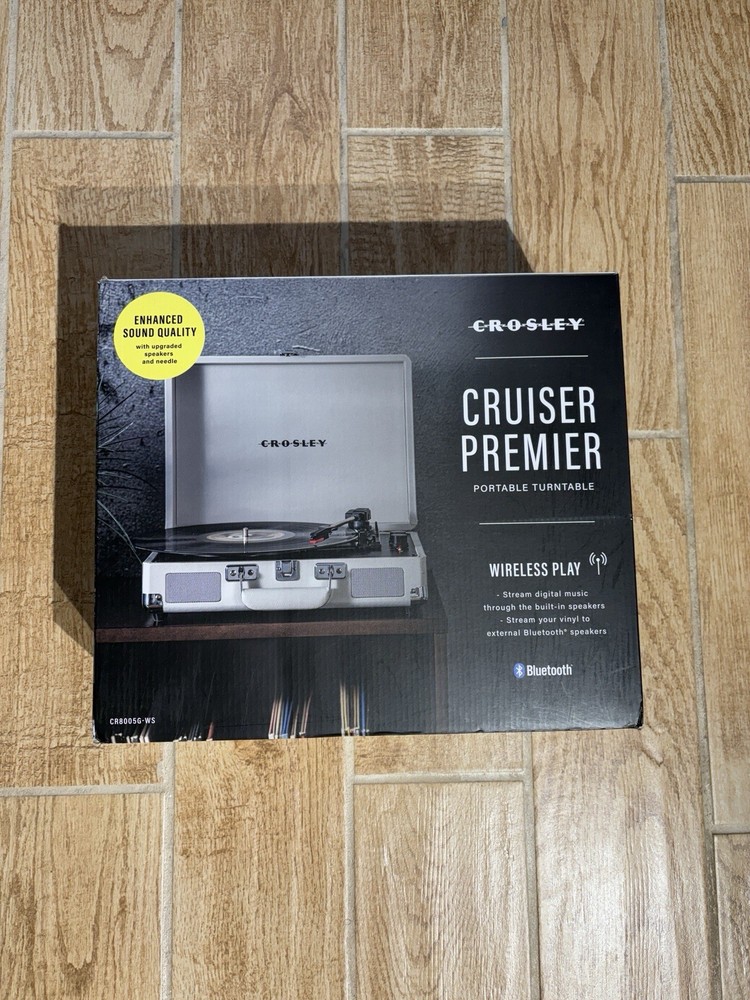Crosley Cruiser Premier Bluetooth Record Player with Built-in Speakers